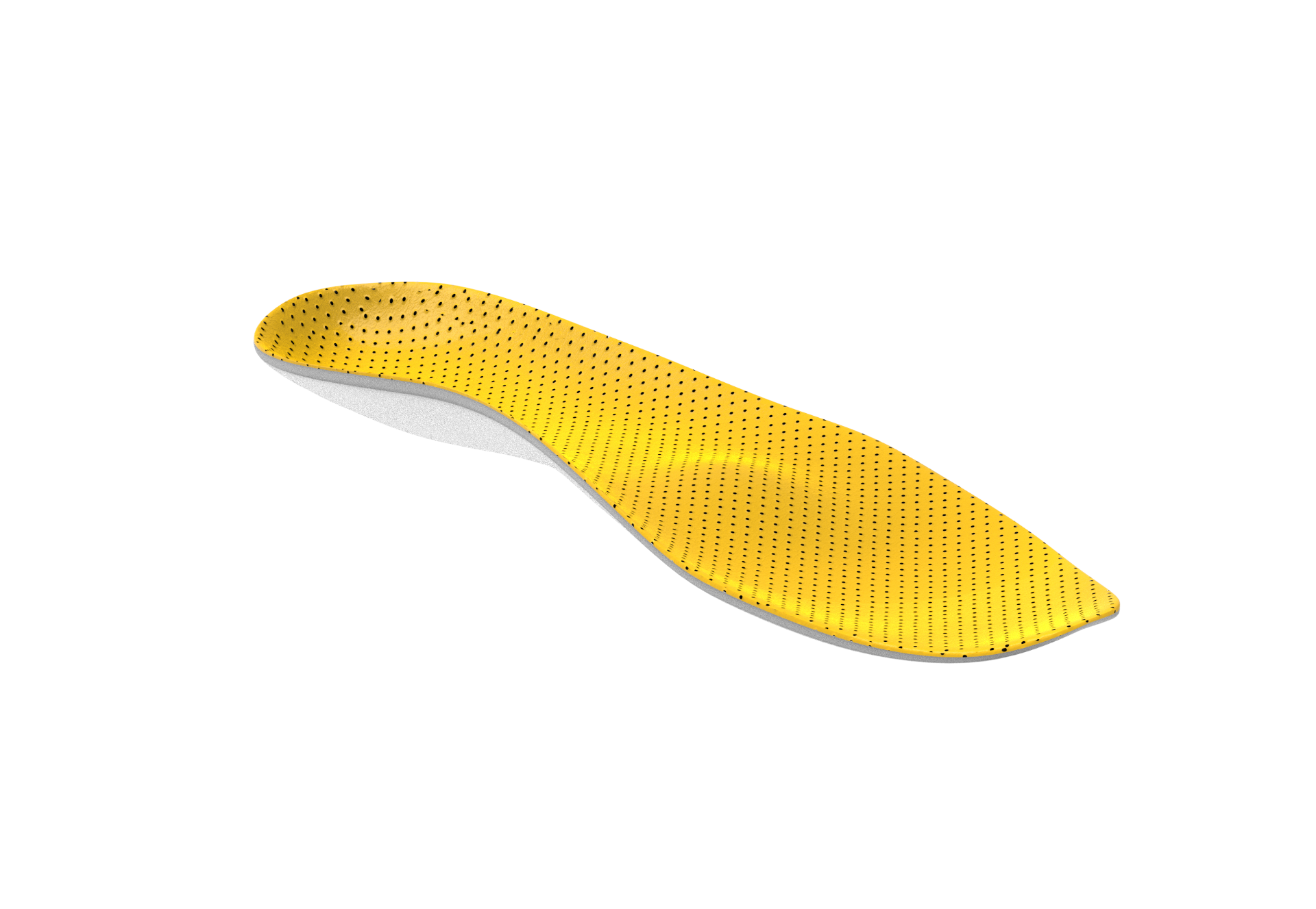 Indywidualna wkładka ortopedyczna - widok z boku