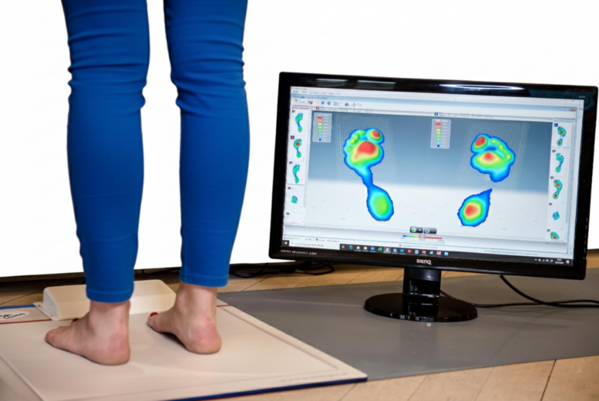Badanie komputerowe stóp - pedobarograf